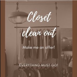 🚨CLOSET CLEAN OUT!!!!! EVERYTHING MUST GO!!!!!